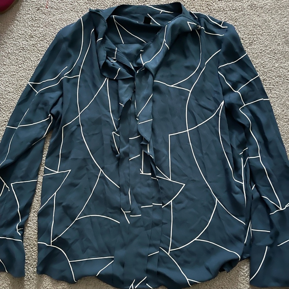 Ann Taylor Business Button Up Blouse